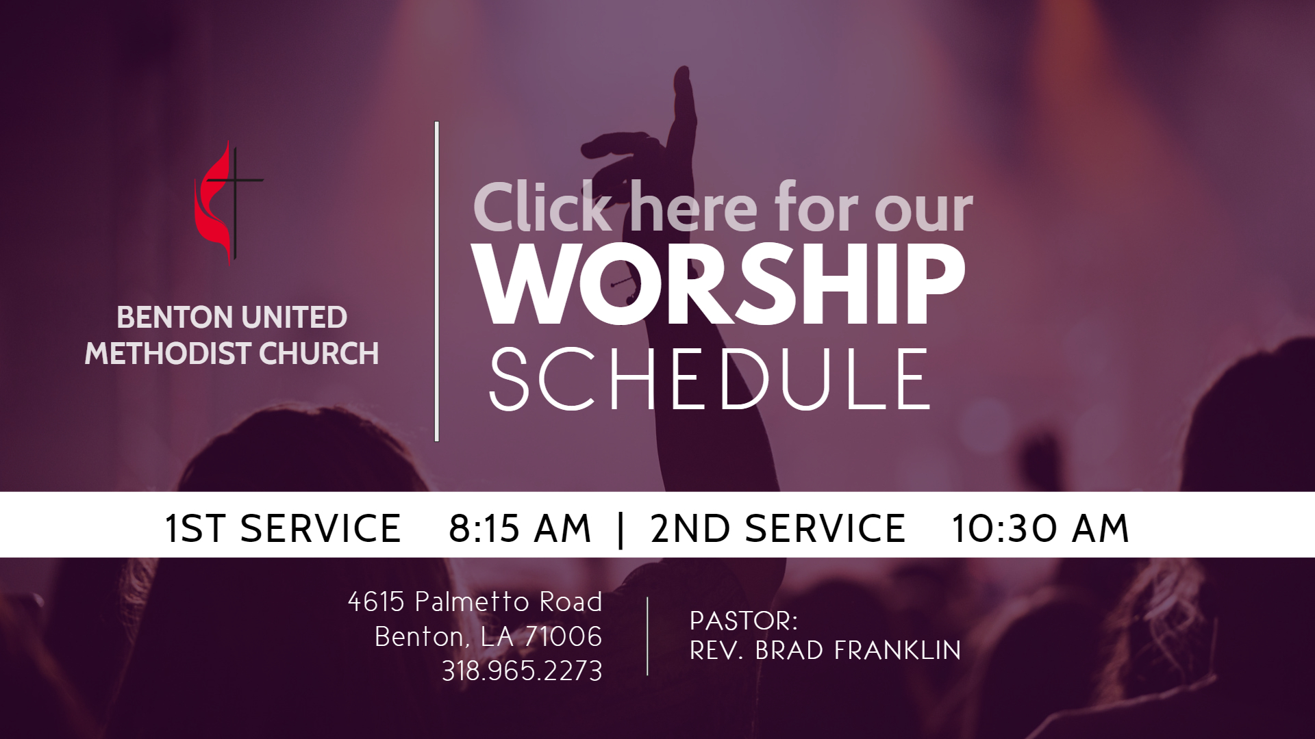 to Benton United Methodist Church Inviting IN, Growing UP, and